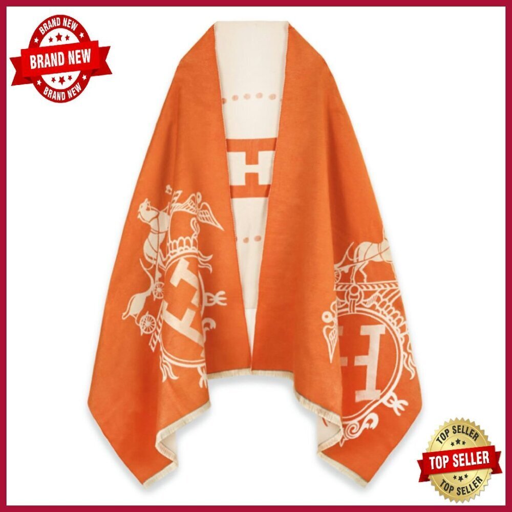 Large Silky Pashmina Shawl Wrap Reversible Poncho Cape Blanket Scarf